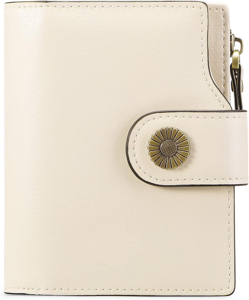 FALAN MULE Small Wallet for Women Leather Bifold Compact Small Womens Wallet with RFID Blocking - Image 1